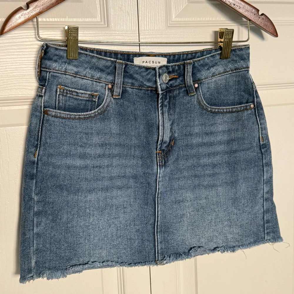 PacSun Classic Blue Mini Skirt-Size 23